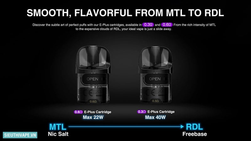 Đầu pod E Plus Thelema Elite 40 Chính Hãng Lost Vape