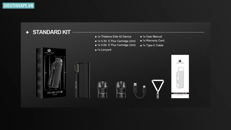 Review Lostvape Thelema Elite 40w Pod System Kit