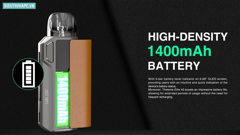 Thelema Elite 40w Kit dùng được bao lâu