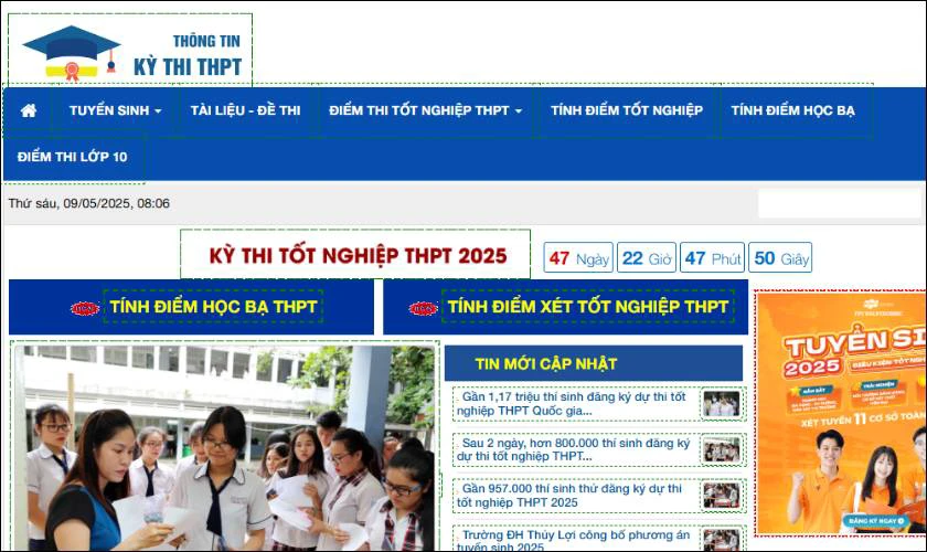 Tính Điểm Tốt Nghiệp - Nhóm điểm học tập trong học bạ