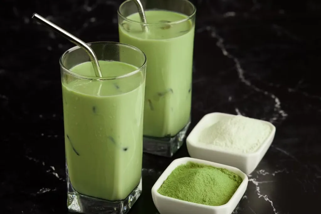 Matcha Latte - Calo phụ thuộc nhiều vào đường và loại sữa