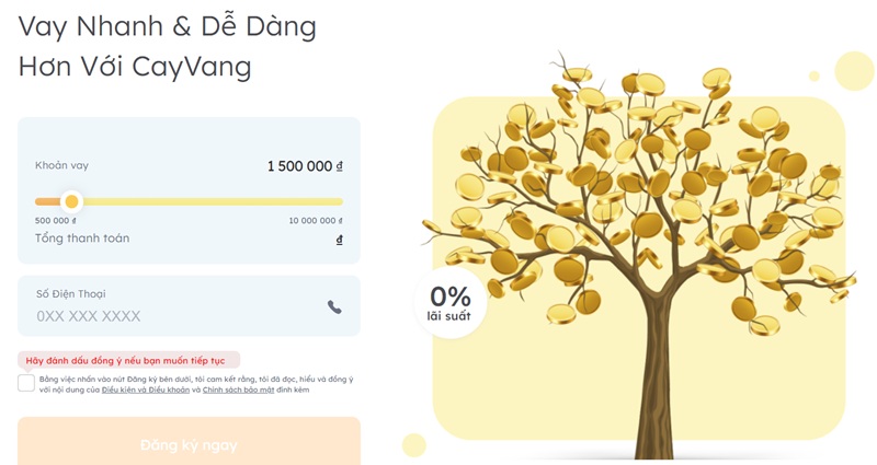 Cayvang - Ưu điểm đáng ghi nhận khi cần tiền gấp
