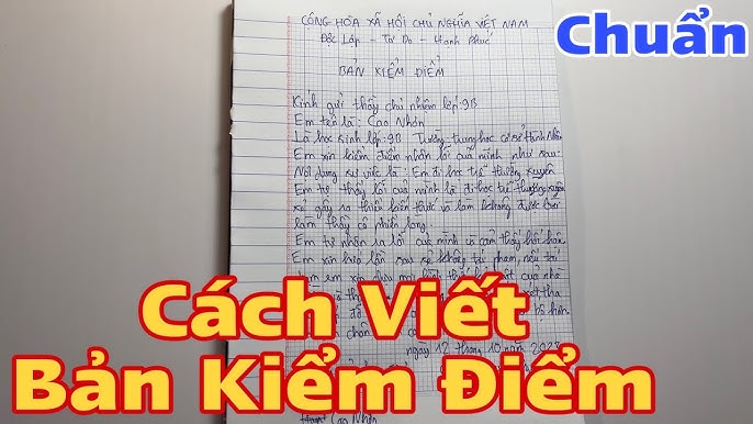 Cách Viết Bản Kiểm Điểm - Khi nào cần viết và ai sẽ là người đọc? Cách Viết Bản Kiểm Điểm - Khi nào cần viết và ai sẽ là người đọc?