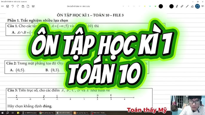 Toán 10 - Những mảng kiến thức dễ mất điểm