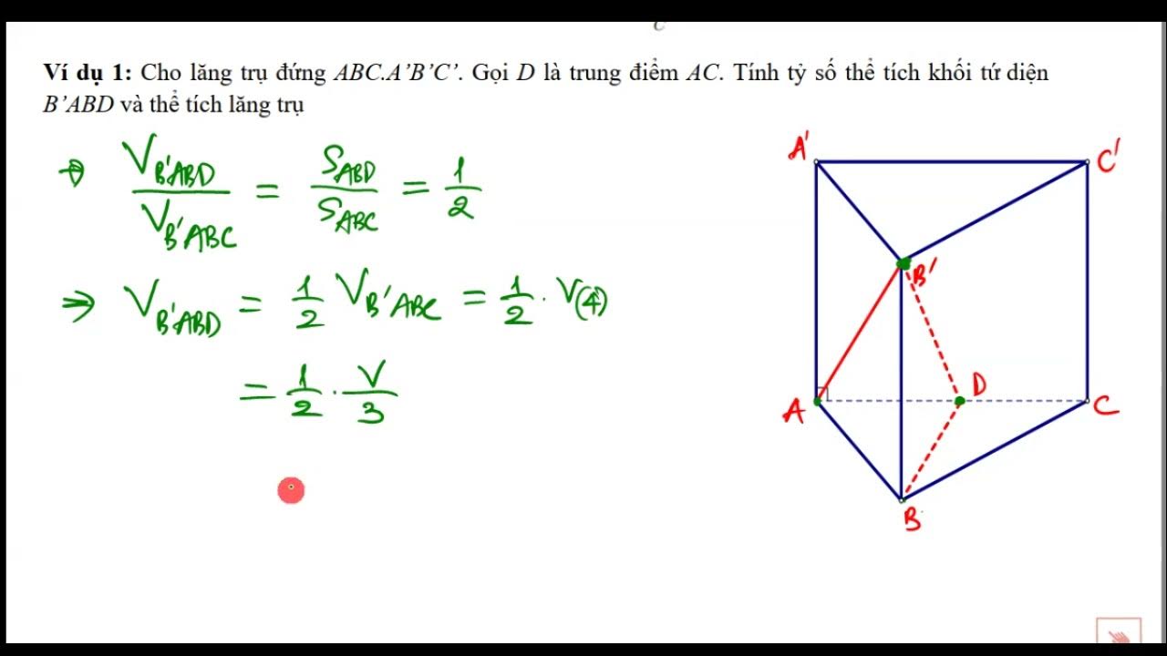 Thể Tích Khối Trụ - Công thức chuẩn và cách suy luận nhanh