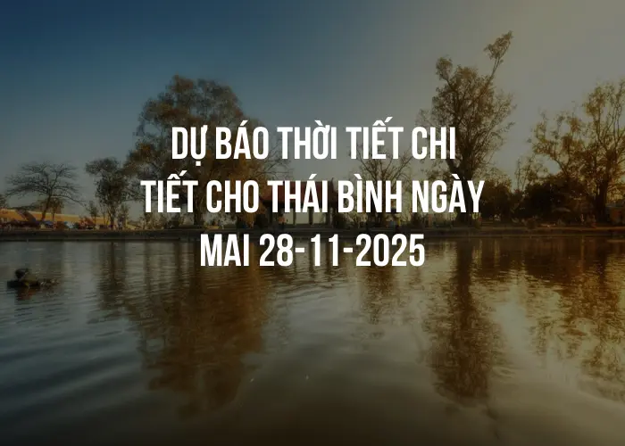 Thời Tiết Thái Bình - Nhịp gió mùa khiến thời tiết chuyển nhanh theo từng đợt