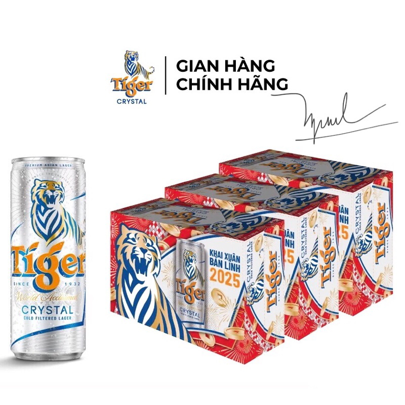 Tiger Bạc - Nhiệt độ, ly và cách rót Tiger Bạc - Nhiệt độ, ly và cách rót
