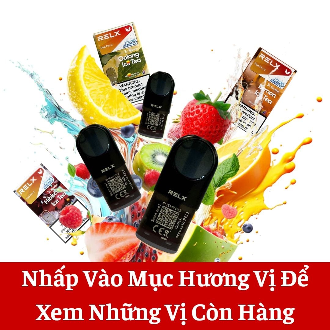Đầu Vị Relx Pod Pro 2/ Relx Infinity Close Pod 2000 Puff