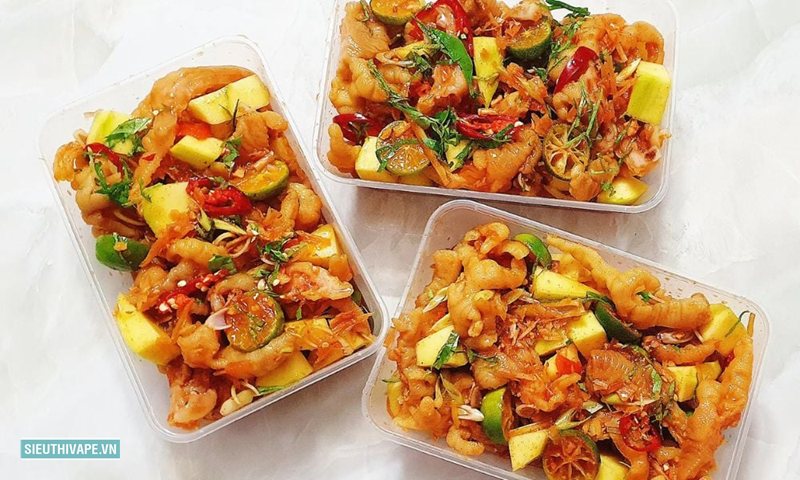 Chân gà sốt Thái - Luộc và làm lạnh Chân gà sốt Thái - Luộc và làm lạnh