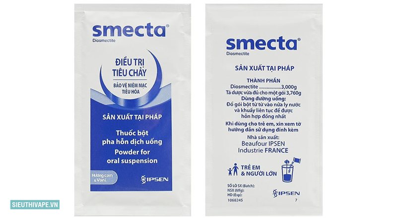 Smecta - Liều dùng khi tiêu chảy cấp Smecta - Liều dùng khi tiêu chảy cấp