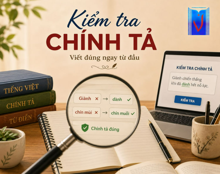 Hỗ trợ sửa lỗi chính tả tự động với công cụ trên Văn VN