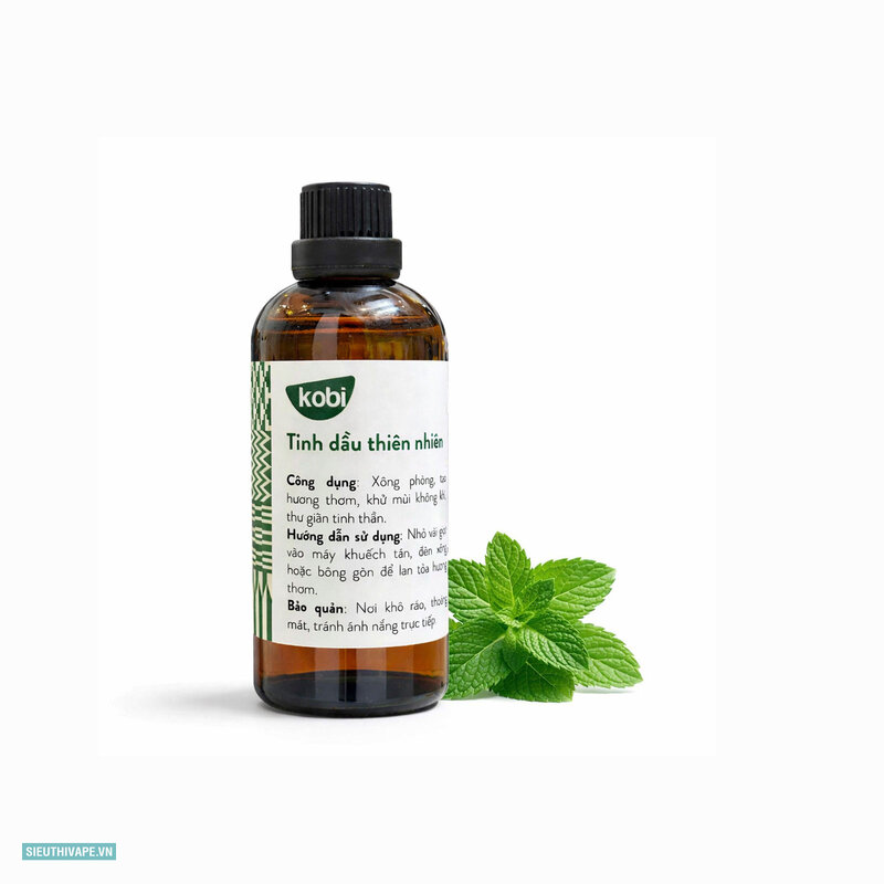 Tinh dầu vape vị bạc hà the mát - Mức the mạnh Tinh dầu vape vị bạc hà the mát - Mức the mạnh