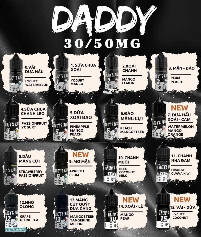 Tinh dầu vape vị trái cây ngon nhất - Nhóm phối trộn Tinh dầu vape vị trái cây ngon nhất - Nhóm phối trộn