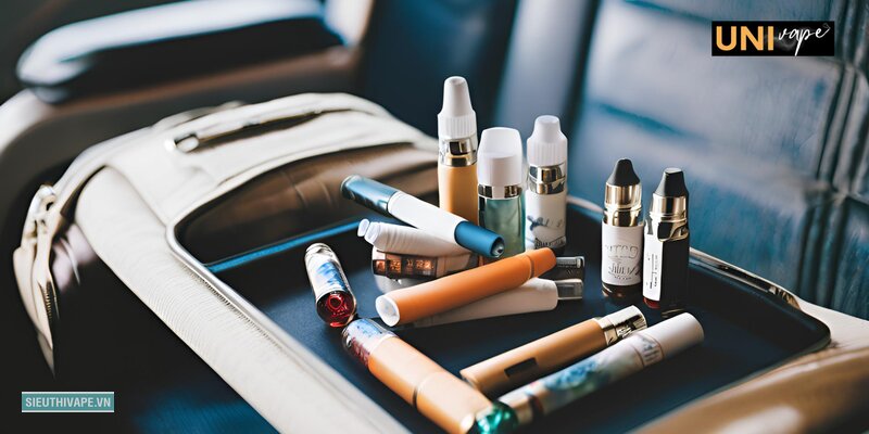 Vape có được mang lên tàu xe không - Không sạc hoặc dùng trên máy bay Vape có được mang lên tàu xe không - Không sạc hoặc dùng trên máy bay